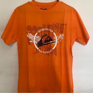 Quiksilver Orange Short Sleeve Tee